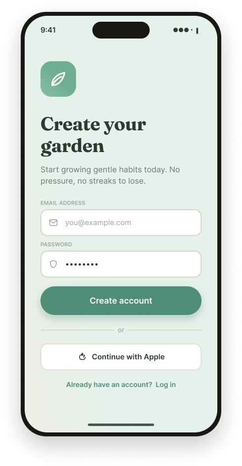 Sign up