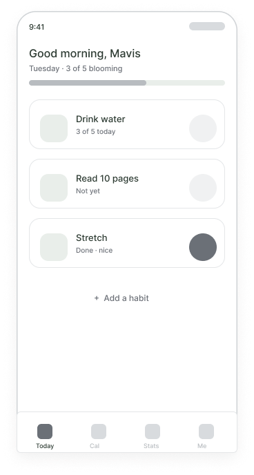 Today home wireframe